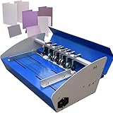 HajMyrdonyx Elektrische 3-In-1-Falzmaschine, 520 Mm Verstellbare Papierfalz- Und Perforiermaschine, Elektrischer Falz-, Rill- Und Perforierapparat Für Büro- Und Buchumschläge
