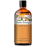 Orangenöl 100ml, Ätherisches Öl Orange Reine Naturrein, Ätherische Öle für Diffuser Aromatherapie, Duftöle Süßorangenöl für Luftbefeuchter, Kerzen, Duftlampe