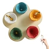 Zehan Zitong Bienen-Insekt-Trinkbecher, Blütenform Bienenbecher,Bienenbecher,Bunte Bienen-Insekt-Trinkbecher,Bienenbecher für den Garten,Bienen brauchen sichere Trinkplätze