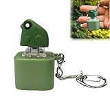Schlüsselanhänger mit Frosch – wiederaufladbarer Schlüsselanhänger mit Krebsenten, Anti-Stress und Krebsente mit bunten Lichtern, Anti-Stress und Angstzuständen für Erwachsene (1 x Frosch)