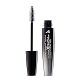 Manhattan Volcano Xtra Deluxe Volume and Light Feel Mascara, Wimperntusche für voluminöse, intensiv schwarze Wimpern ohne Schweregefühl, Farbe Deep Black 1010Z, 1 x 10ml