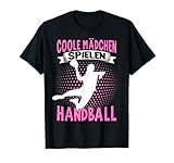 Handballerin Damen Kinder Coole Mädchen Spielen Handball T-Shirt