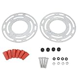 Vikye Universelle Leuchtenmontagehalterung Exquisite Feste Stahlplatte für Wandleuchten Deckenleuchten, 4 -Zoll