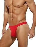 Casey Kevin Herren Tanga Männer Strings Mesh Thong Sexy Unterwäsche mit Ausbuchtung Unterhosen