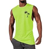 2024 Tank Top Herren Kurzarm Sommer Unterhemd Stretch Bequeme T Shirt Baumwolle Sport Muskelshirt Regular Fit Workout Tanktop Bodybuilding Fitness TrägershirtsAthletic Achselshirts Herren