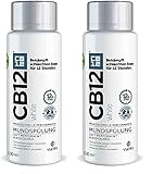 CB12 White – Angenehmer Atem für 12 Stunden und weißere Zähne – 500 ml, Minze, für Mundgeruch Behandlung (Packung mit 2)