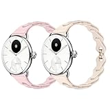 Kompatibel mit Withings Smartwatch-Armbändern, Lamshaw 18 mm, 20 mm, elastisches Silikon, ausgehöhlt, Ersatzarmbänder, kompatibel mit Withings ScanWatch 2 42 mm/ScanWatch Horizon/ScanWatch 42 mm/Steel