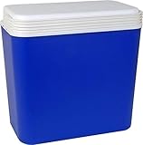 Kühlbox 24 Liter blau Perfekt für Camping/Strand/Getränke