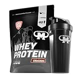 1kg Mammut Whey Protein Eiweißshake - Set (Schoko + Protein Shaker)