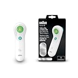 Braun Sensian 5 Berührungsloses Stirnthermometer | Für Zuhause | Farbcodiertes Digitales Display | Geeignet für Babys und Kinder | 2-Sekunden-Messungen | Nr. 1 bei Ärzten1 | BNT300