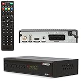 RED OPTICUM AX 300 Plus Sat Receiver mit PVR I Digitaler Satelliten-Receiver HD 1080p - HDMI - SCART - USB - Coaxial Audio I Receiver für Satellitenschüssel Schwarz