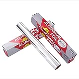 wrtgerht 20 Meter BBQ-TiFoil-Scheiben, OveTiFoil, geschnittene TiFoil, Back-TiFoil, Aluminium-FOI, for Kochen, Grillen, Backen, Catering mit einseitiger Antihaftbeschichtung. Küchengeräte