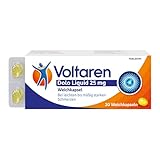 Voltaren Dolo Liquid 25 mg Weichkapseln für Schmerzlinderung mit Diclofenac bei Muskelschmerzen, Gelenkschmerzen, Schmerztabletten , Fieber 10 St.