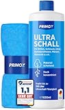 PRINOX® Ultraschallreiniger Konzentrat 1030ml - Extrem ergiebig - Für Brille, Schmuck, Gebiss & Kleinteile - Für Ultraschallgeräte, Ultraschallbad