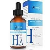 Hyaluron Serum Hochdosiert mit Vitamin C für Microneedling | Hyaluronsäure + Vitamin C & E | Hyaluronic Acid Serum Gesicht | Anti Aging & Anti Falten | Feuchtigkeitsserum | 60 ml