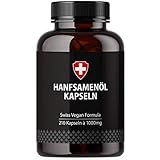 Hanföl in Softgel-Kapseln | Hochdosiert mit 1000mg pro...