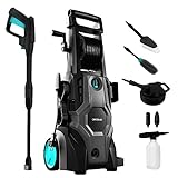 Cecotec Hochdruckreiniger HydroBoost 2400 AdvanceCleany, 2400 W, Zuhause, Garten oder Auto, Durchfluss von 480 l/h, 180 bar Druck, Aluminium-Pumpe, Aktionsradius 14 m, Multicolor