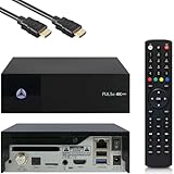 AB PULSe 4K Mini SE UHD Satelliten Receiver mit HDMI Kabel, Multiboot Funktion mit E2 Linux OS, DVB-S2X Sat Tuner, Ultra HD 4K Auflösung mit HDR10-Unterstützung, CI, CA, MicroSD-Slot, LAN