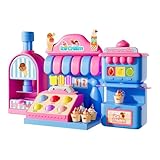 Obesntln Bunte Teig-Sets, Eisteig-Set | Kitchen Creations Ton Set für Eiscreme-Maschine – Kreatives und lustiges Eiscreme-Modellier-Set, Creme-Maschine Spielzeug