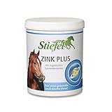 Stiefel Zink Plus für Pferde, hochwertige Kombination aus organisch gebundenem Zink, Eisen, Kupfer, Mangan & Selen, unterstützt das Immunsystem, die Haut & den Fellwechsel, 900g