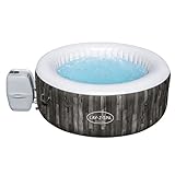 Bestway LAY-Z-SPA Bahamas AirJet™ Whirlpool, 180 x 66 cm, 2-4 Personen, rund, Holz-Optik