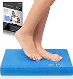 SportyAnis® Balance-Pad inkl. Übungsheft - Innovatives Balance-Kissen zur Stärkung der Tiefenmuskulatur und Steigerung von Balance, Stabilität und Gleichgewicht (XXL Blau)