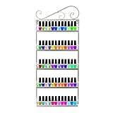 Dazone® 5-tier Metall Herz Nagellack Organizer Aromatherapie und ätherischen Ölen Regal Lippenstiftständer Aufbewahrung (Weiß)