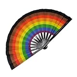 Großer faltbarer Fächer zum Tanzen, 33 cm große, faltbare Handfächer, dekorativ, faltbar, Bastelbedarf, Heimdekoration für Partygeschenke