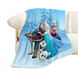 VJMAX Kuscheldecke Kinder, Decke Kuscheldecken, Decke mit Cartoon Druck, Flauschige Fleecedecke für Kinder, Super Weiche Decke Für Schlafzimmer, Büro, Sofa, Anime Decke（150x100cm）