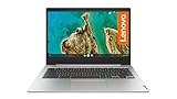 Lenovo IdeaPad 3 Chromebook Laptop 35,6 cm (14 Zoll, 1366x768, HD, entspiegelt) Slim Notebook (Intel Celeron N4020, 4GB RAM, 64GB eMMC, Intel UHD-Grafik 600, ChromeOS) Silber