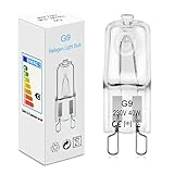 BROTOU 4er Pack G9 Halogenlampen, G9 Halogen Leuchtmittel...