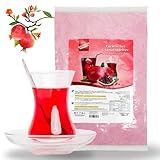 Türkischer Granatapfel Tee, 1000 g Instantgetränk Pulver im Beutel, löslicher Instanttee heiß oder kalt genießen