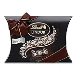 Lindt Schokolade LINDOR Kugeln 60 % Kakao Bitterschokolade | 322 g in Kissenpackung | ca. 25 LINDOR Kugeln | Pralinen-Geschenk oder Schokoladengeschenk