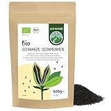 Alpi Nature Sesamkörner Schwarz BIO 500g, bio Sesam schwarz, schwarzer Sesam, schwarzer Sesamkörner, Sesamsamen roh