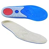 Premium Geleinlagen für Schuhe - Reduzierung übermäßiger Belastungen und Verbesserter Komfort für den Alltag, Sport & Arbeit, Gr. 42/43