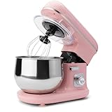 Clatronic Retro Küchenmaschine zum backen | Knetmaschine 5L...