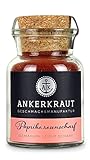 Ankerkraut Paprika rosenscharf, Gewürz Allrounder zum Kochen, rot, Fleisch Gemüse Kartoffeln lecker würzen, Universal Gewürze für die Küche, Premium Qualität, 60 g im Korkenglas