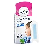 Veet Face Ready To Use Wax Strips for Sensitive Skin Wax...