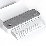 Bisofice PeriPage Mobiler Drucker A4 für Unterwegs, Mini Drucker A4 Thermodrucker Bluetooth USB Portable Mini Printer, Unterstützung 2''/3''/4'' Papierbreite Kompatibel mit Android/iOS/Win/Mac