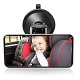 SunTop Auto Baby Spiegel Einstellbare Rücksitzspiegel für Babys,rückspiegel mit saugnapf,Rücksitzspiegel, Baby Kinder Rückspiegel