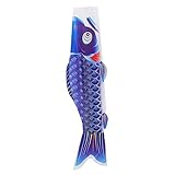 Toddmomy Japanische Fischflagge Außenflaggen Windsack-fischflagge Japanische Koinobori-flagge Fisch-windsack-streamer Japanisches Karpfenbanner Koinobori-hängedekor Fischwagen Fischform