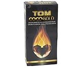 Tom CocoGold Shisha Kohle, Kohlenstoff 3kg, ca. 25 x 25 mm, Schwarz, 216 Würfel