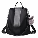 CHARMORE Damen Rucksack Wasserdichte Nylon Schultasche Anti Diebstahl Daypack Schultertasche Leichtgewicht Reiserucksack