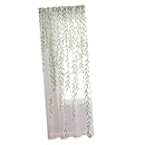 ERINGOGO Fenstervorhang Leicht Transparent Eleganter Voile für Wohnzimmer Schlafzimmer Kinderzimmer Design aus Strapazierfähigem für Stilvolle