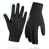 YANIKY Touchscreen Handschuhe, Herren Damen Laufhandschuhe, rutschfest Winddichte Fahrradhandschuhe, Warme Winterhandschuhe, Sporthandschuhe für Fahrrad,Laufen,Wandern,Fahren