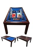 Billardtisch Billard Modell BLUE SKY Billard-Spiel 7 FT Messung 188 x 96 cm Neue