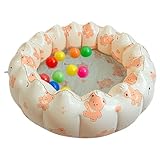 Aufblasbarer Pool für Kinder, aufblasbarer Pool für Kinder, bunte Schwimmbadewanne mit Luftkissen für Aktivitäten im See, , Garten, Partys im Freien
