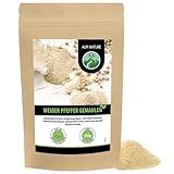 Alpi Nature Pfeffer weiß gemahlen 250g, weißer Pfeffer, weiße Pfefferkörner gemahlen