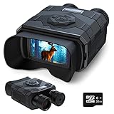 Nachtsichtgerät, Profey 1080P HD Digitales Infrarot Nachtsicht Fernglas 500M Reichweite, Wiederaufladbar Nachtsichtgerät Jagd mit 3,5' LCD-Display, 8X Digitalzoom, 9 Stufen Infrarot mit 32G Karte