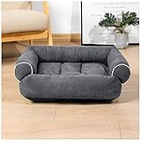 Hundesofa, waschbar, orthopädisches Bett für große Hunde, Katzen und Welpen, mit rutschfester Unterseite, bequeme Couchhütte für ultimative Entspannung